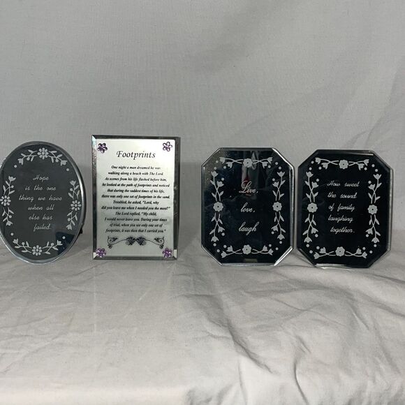 4 mirror saying easels - Picture 1 of 10